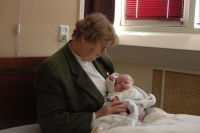 Caroline with grandma Emmy