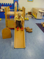 Caroline in the playgroup