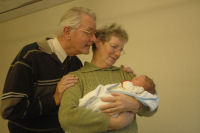 Grandparents Borkhuis with Madeleine