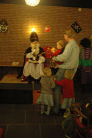 The girls with Sinterklaas